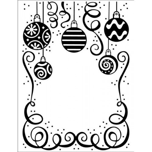 Bauble Celebration Embossing folder EF-097